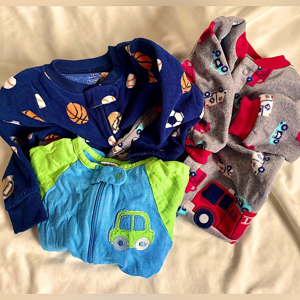 **BABY BUNDLE** 2 Sleepers—3-6mos. & 1 Sleeper—12mos.